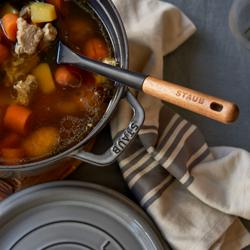STAUB | LA COCOTTE - Kookpot - Ø 180mm - Gietijzer - Grafietgrijs