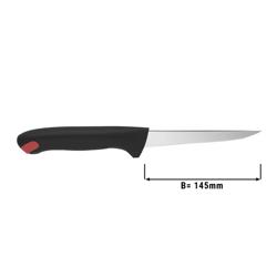 Uitbeenmes - Lemmet: 145mm - recht - RVS