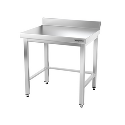 Aço inoxidável PREMIUM - 0,8 m - bancada com base, escora e suporte