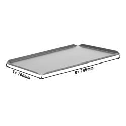 (5 pcs) Serving Platter - Aluminium - 700x100x10mm - Silver