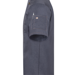 KARLOWSKY | Koksjas Met Korte Mouwen Jeans Stijl - Vintage Zwart - maat: 56