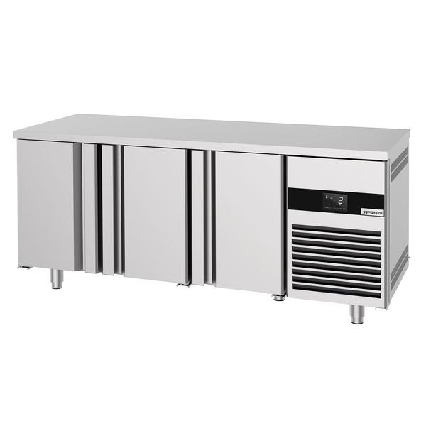 Bakkerij koelwerkbank PREMIUM - 2100x800mm - met 3 deuren