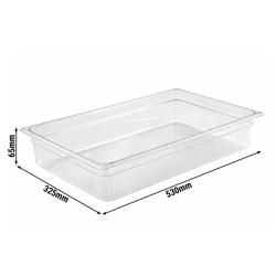 Contenitore GN 1/1 in policarbonato - trasparente - Altezza: 100 mm