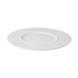 (6 adet) WHITE DELIGHT - Tabak - düz - Ø 290 mm - Beyaz