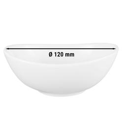 (6 Stück) SELTMANN WEIDEN | Schale - oval - 120x95mm - Weiß