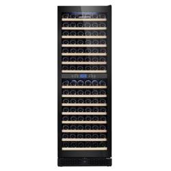 Weinkühlschrank Edelstahl ECO - 2 Klimazonen - 421 Liter - max. 160 Flaschen