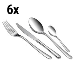 (144 pcs) Cutlery set - Avril - 18/10 stainless steel - 144-piece set - For 36 people