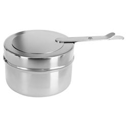 Chafing mísa - kulatá - s rolovacím krytem