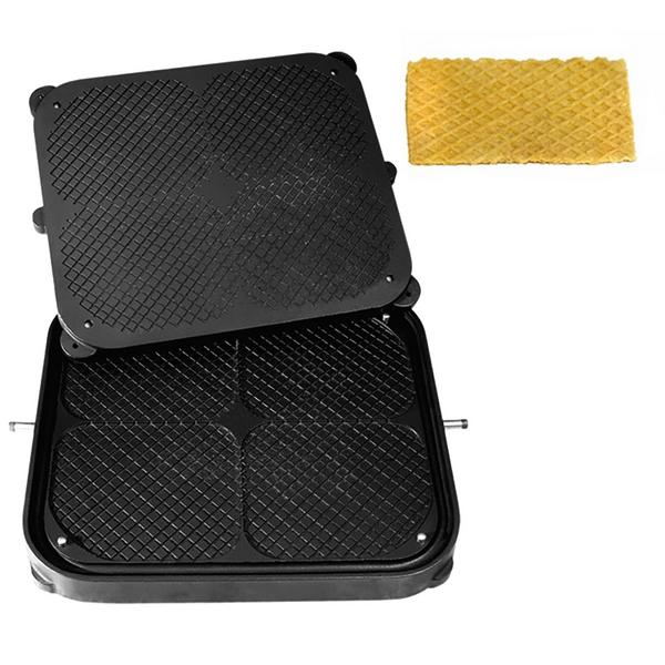 Plaques pour machine à tartelettes TMPIC - Forme : 4x gaufre