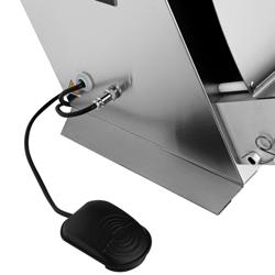 Laminadora de massa - para pizza Ø260-400mm - espessura da massa 0,5 a 5,5mm - 375W - Aço inoxidável