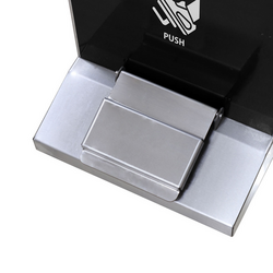 Stainless steel disinfection station - with drip tray & foot control