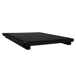 Schneidebrett mit Saftrille - 530x325mm - HACCP-Konform - Schwarz