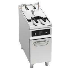 Friteuză electrică automată de 22 litri - cu sistem de filtrare a uleiului și ridicare automată a coșului