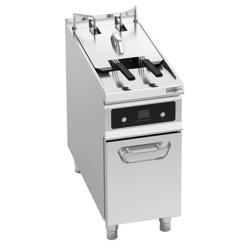 Friteuse électrique – 22 litres – 22 kW – avec levage automatique du panier et système de filtration d’huile