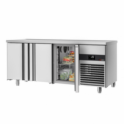 Koelwerkbank PREMIUM - 1865x700mm - met 3 deuren
