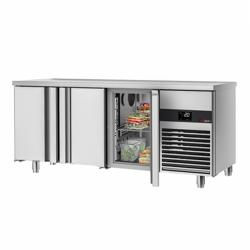 Mostrador refrigerado PREMIUM - 1865x700mm - GN 1/1 - refrigeración ventilada - 3 puertas - 474l