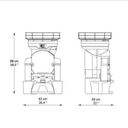 Narancs centrifuga - automatikus