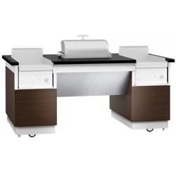 Preparation Table DUBLIN - 2000mm - Black Granite Worktop - Mobile