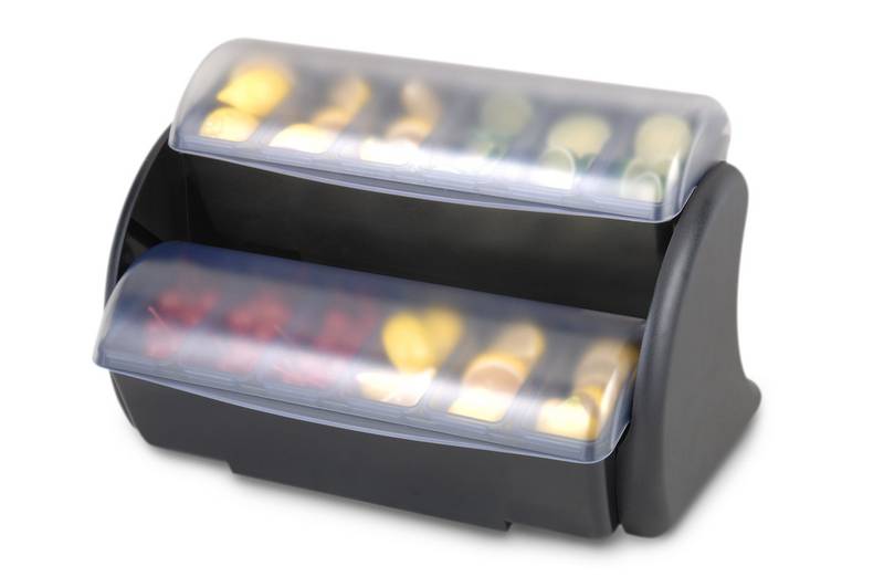 Set de garniserie cu doua compartimente + capace