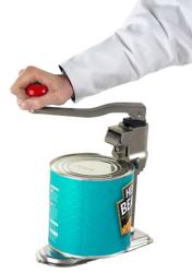 Bonzer | Manual Bench Can Opener - Shaft Length: 400mm - Stainless Steel - Max Can Height: 35cm