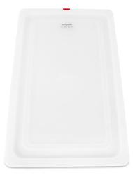 (6 szt.) Pokrywa GN GN 1/1 - z polipropylenu - 530x325mm - Wysokość:13mm - mleczna