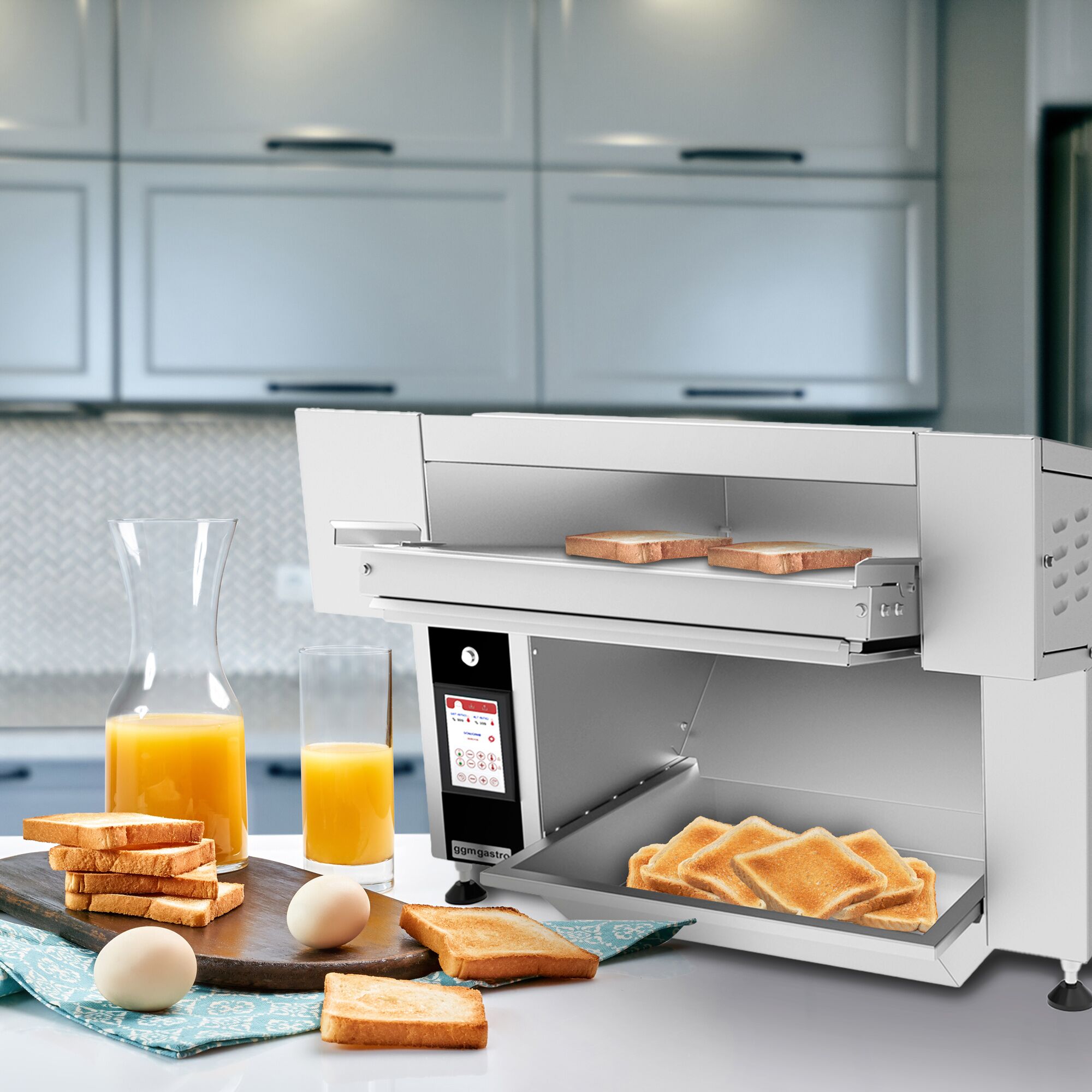 Toaster à convoyeur professionnel - 9,6kW
