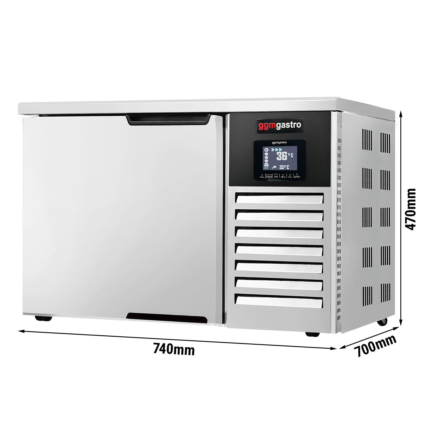 Cellule de refroidissement rapide - 40 litres - 3 x GN 2/3