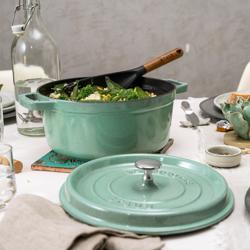STAUB | LA COCOTTE - Kookpot - Ø 280mm - Gietijzer - Saliegroen