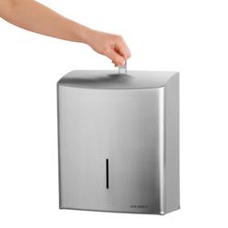 AIR-WOLF - dispensador de papel toalha para dobras C ou Z - até 600 peças