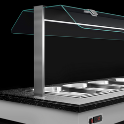 Буфетная Станция BELFAST - с Водяной  баней  (Bain-marie) -2000мм - для 5x GN 1/1