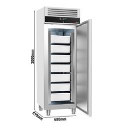 Vrieskast voor vis roestvrij staal ECO - EN 600x400 - 600 liter - met 1 deur