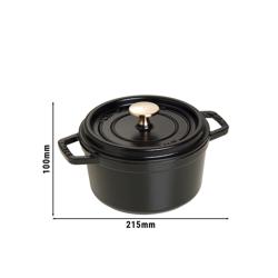 STAUB | LA COCOTTE - Kookpot - Ø 160mm - Gietijzer - Zwart