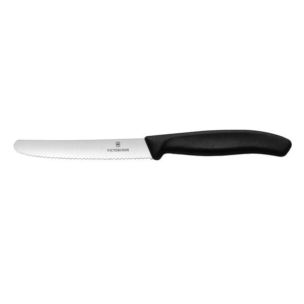 VICTORINOX | SWISS CLASSIC - Tomatenmes - met gekartelde rand - Mes: 115mm