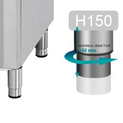 Dik Tip Endüstriyel Buzdolabı Paslanmaz Çelik (AISI 304) PREMIUM PLUS - GN 1/1 - 745L - 2 Kapı & LED Aydınlatma, Kilit - Monoblok Soğutma - Fanlı Soğutma