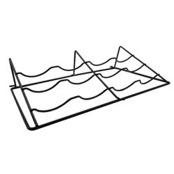 Wire shelf - Plastic-coated - 319x495x116mm - Black - compatible with WKSS375