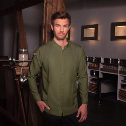 KARLOWSKY | Chaqueta de cocinero Green-Generation - verde musgo - talla: 56