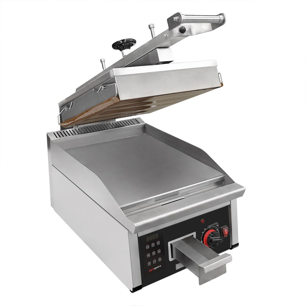Highspeed Klämgrill | Hamburgergrill - 6,2 kW - Automatisk - Digital display