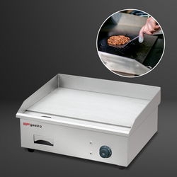 Elektro Bratplatte - 3 kW - Grillfläche: 430x380mm