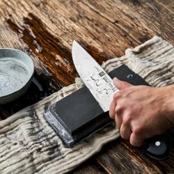 (2 pcs) ZWILLING | Whetstone Sharpening Stone Set – Double‑Sided x2 - Grit 250/1000 & 3000/8000