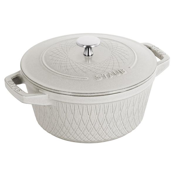 STAUB | LA COCOTTE - Kookpot - Ø 240mm - Gietijzer - Witte truffel
