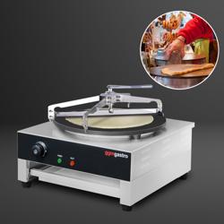 Crêpes-Gerät - mit 1 Platte - Ø 400mm inkl. Teigverteiler