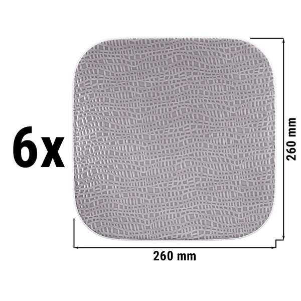 (6 sztuk) SELTMANN WEIDEN | Coup talerz płaski kwadratowy - 260x260mm