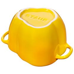 STAUB | CERAMIQUE - Cocotte-pata - pippurin muotoinen - 0,45 litraa - keraaminen - keltainen