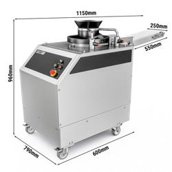 Degrundare - för pizza- och bröddeg - 1,50 kW - Viktintervall: 20–1 000 g - 600x1 340 mm - max. 2500 st/tim