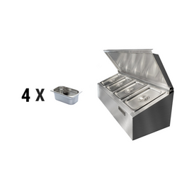 Etagère à épices - 4x GN 1/4	