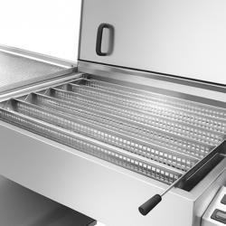 Poloautomatická fritéza na koblihy / fritéza na tuk - kapacita: 360 ks/h