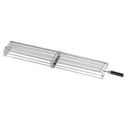Lama multiposizione con impugnatura - per griglie a carbone per pollo - Lunghezza: 135 cm