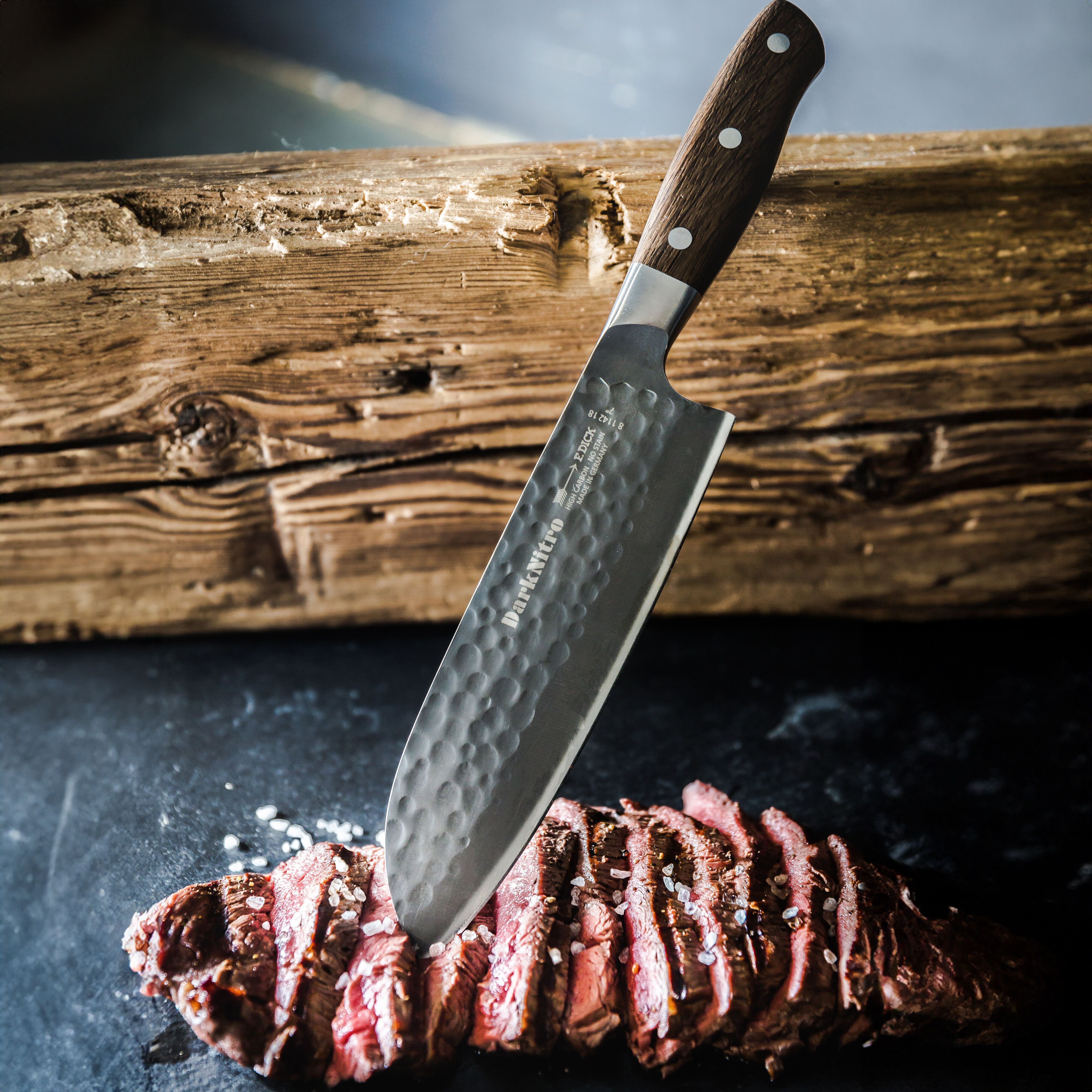 F. DICK | DarkNitro - Santoku - Lame: 180 mm