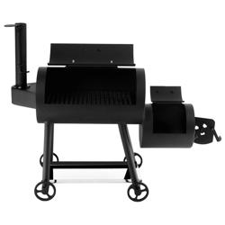 Compact Fumoir professionnel - Commande mécanique - avec 1 grille - 450x165mm - sur roulettes - fumage à froid - Noir