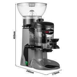 Moulin à café - 1 kg - 77 dB - avec doseur - Gris